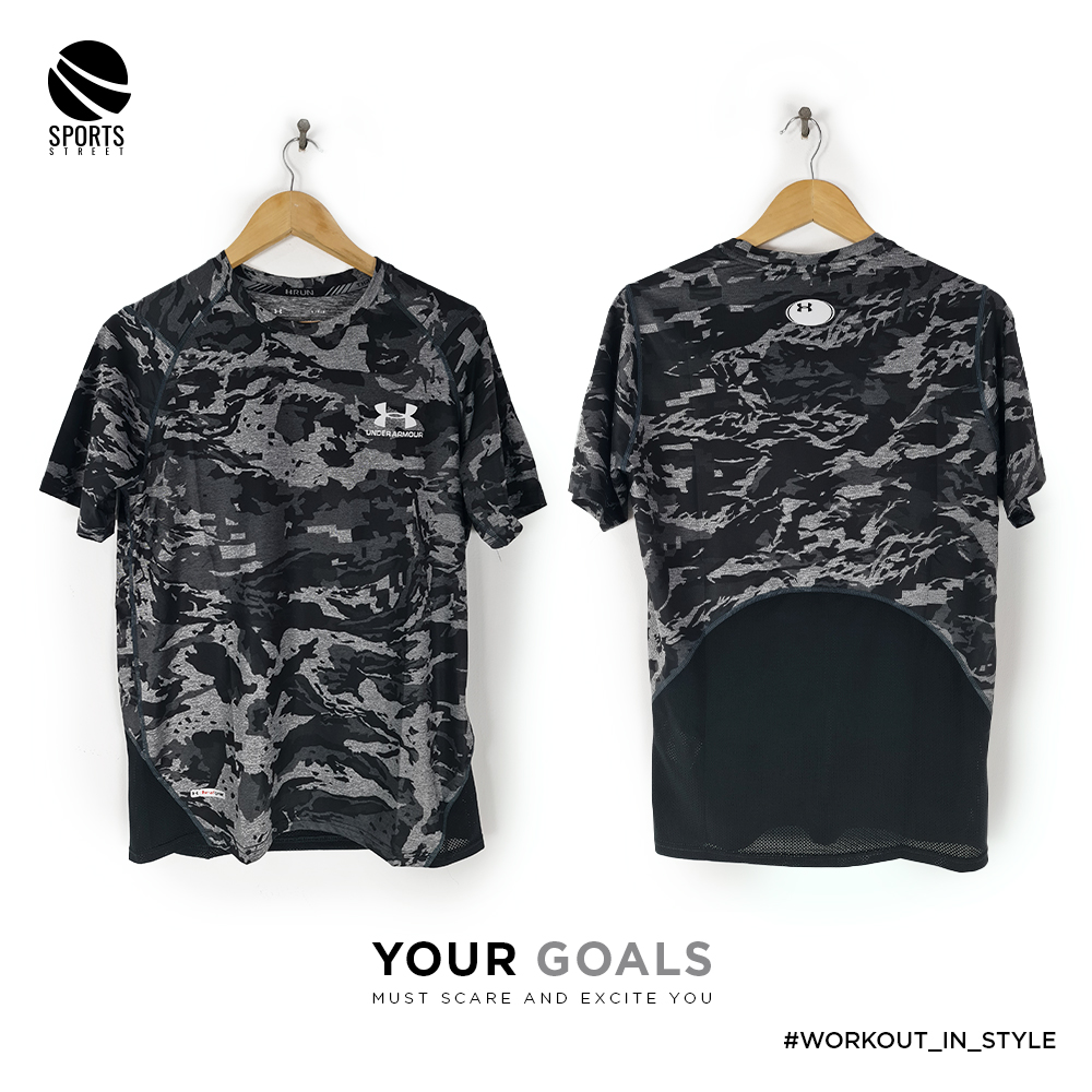 UA F2 169 Grey Camo Training Shirt